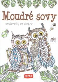 Moudré sovy Omalovánky pro dospělé - autor neuvedený