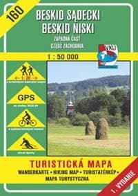 Beskid Sadecki Beskid Niski Západná časť 1:50 000 - autor neuvedený 1