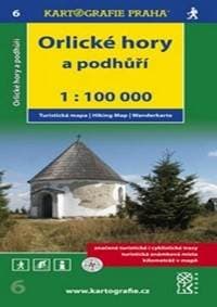 Orlické hory a podhůří 1:100 000 - autor neuvedený