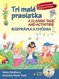 Tri malé prasiatka Rozprávka a cvičenia + CD - autor neuvedený