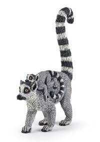Lemur a mládě - autor neuvedený