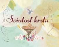 Sviatosť krstu - autor neuvedený 1