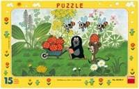 Puzzle 15 Krtek na výletě deskové - autor neuvedený