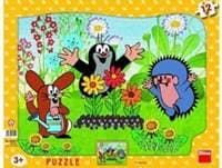 Puzzle deskové 12 Krtek zahradníkem - autor neuvedený 1