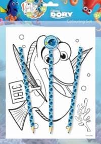 Dory - Vymaľovanková súprava s gumou - autor neuvedený