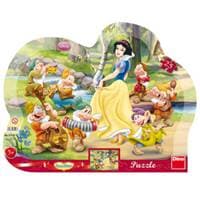 Puzzle tvarové 25 Walt Disney Sněhurka a sedm trpaslíků - autor neuvedený