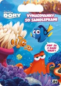 Vymaľovanky so samolepkami - Hľadá sa Dory - autor neuvedený