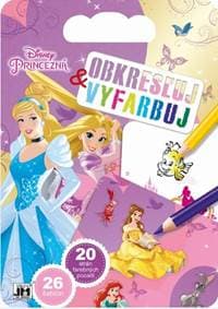 Obkresľuj a vyfarbuj - Princezná - autor neuvedený