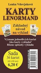 Karty Lenormand (sada: karty + brožúrka) - Lenka Vdovjaková