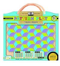 Razzle Dazzle Green Start Pattern Play Wooden Puzzles - autor neuvedený