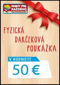 Fyzická darčeková poukážka (na adresu) v hodnote 50 EUR - autor neuvedený 1