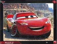 Puzzle 40 Auta Blesk McQueen deskové - autor neuvedený
