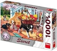 Puzzle 1000 Štěňata secret collection - autor neuvedený 1