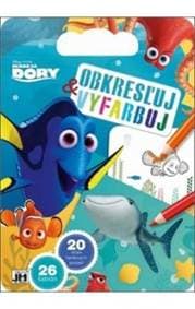 Obkresľuj a vyfarbuj/ Hľadá sa Dory - autor neuvedený