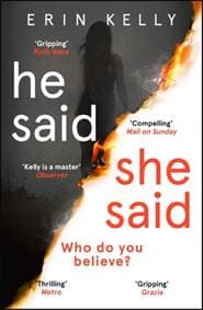 He Said She Said - Erin Kelly, Hodder Paperbacks 1