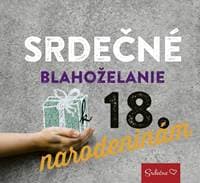 Srdečné blahoželanie k 18. narodeninám - autor neuvedený 1