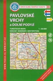 KČT 88 Pavlovské vrchy a Dolní Podyjí 1:50 000 - autor neuvedený