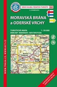 KČT 60 Moravská brána a Oderské vrchy 1:50 000 - autor neuvedený 1