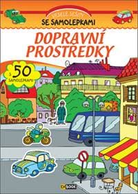 Veselé sešity se samolepkami Dopravní prostředky - autor neuvedený 1