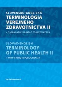 Slovensko-anglická terminológia verejného zdravotníctva II - Cyril Klement 1