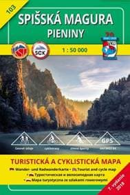 Spišská Magura, Pieniny 1:50 000 - autor neuvedený 1
