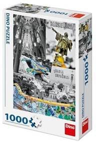 Puzzle 1000 Barcelona koláž - autor neuvedený 1