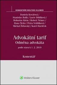 Advokátní tarif Odměna advokáta - Daniela Kovářová, Stanislav Balík, Lucie Diblíková 1