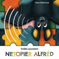 Netopier Alfréd - knižka s puzzlami - Rabčanová Elena