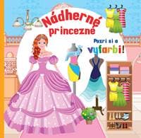 Nádherné princezné - Pozri si a vyfarbi! - autor neuvedený 1