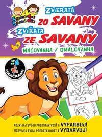 Zvieratá zo Savany / Zvířata ze Savany - Maľovanka / Omalovánka - autor neuvedený