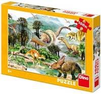 Puzzle 100XL Život dinosaurů - autor neuvedený 1