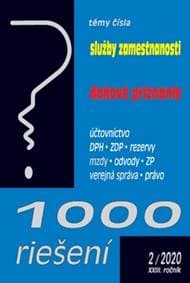 1000 riešení Služby zamestnanosti, daňové priznanie - autor neuvedený