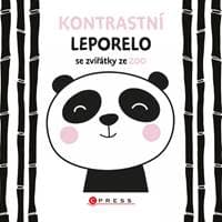 Kontrastní leporelo se zvířátky ze ZOO - kolektiv 1