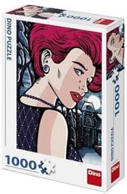Puzzle 1000 Pop art Tajemná žena - autor neuvedený
