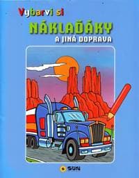 Vybarvi si - Náklaďáky a jiná doprava (modré) - autor neuvedený 1