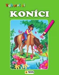 Vybarvi si - Koníci (zelené) - autor neuvedený 1