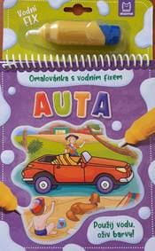 Auta - Omalovánka s vodním fixem - Wierzchowska Barbara 1
