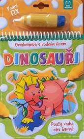 Dinosauři - Omalovánka s vodním fixem - Wierzchowska Barbara 1