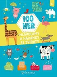 100 her, Hlavolamy a hádanky se zvířaty 3+ - autor neuvedený