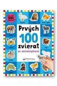 Prvých 100 zvierat so samolepkami - autor neuvedený