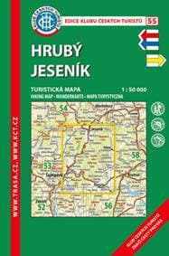 KČT 55 Hrubý Jeseník 1:50 000 - autor neuvedený 1