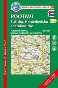 KČT 68 Pootaví, Sušicko, Horažďovicko a Strakonicko 1:50 000 - autor neuvedený
