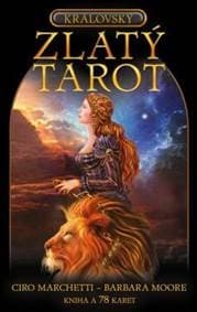 Královský Zlatý tarot - Kniha a 78 karet (lesklé) - Moore Barbara 1