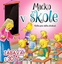 Macko v škole - zábava s 3D leporelom - autor neuvedený 1