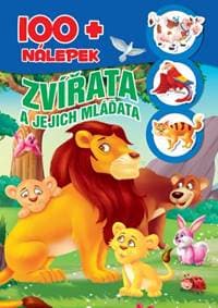 Zvířata a jejich mláďata - 100+nálepek (česky) - autor neuvedený