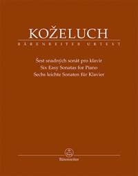Šest snadných sonát pro klavír - Leopold Koželuh 1