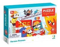 Puzzle Doprava: Hrdinové hasiči 30 dílků - autor neuvedený 1