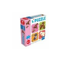4 puzzle jezevčík - autor neuvedený
