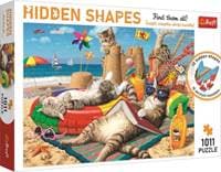 Puzzle Hidden Shapes: Kočičí prázdniny - autor neuvedený