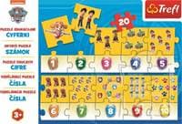 Vzdělávací puzzle Čísla Tlapková patrola - autor neuvedený 1